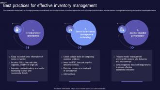 Best Practices For Effective Inventory Management Inventory And Asset Management