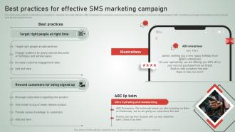 Best Practices For Effective SMS Marketing Campaign SMS Customer Support Services