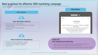 Best Practices For Effective SMS Marketing Campaign Text Message Marketing Techniques To Enhance MKT SS