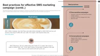 Best Practices For Effective SMS Marketing SMS Advertising Strategies To Drive Sales MKT SS V Engaging Content Ready