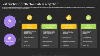 Best Practices For Effective System Integration