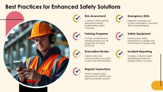 Best Practices For Enhanced Safety Solutions Seismic Services PPT Slides ST AI SS