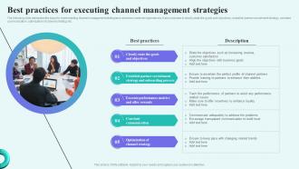 Best Practices For Executing Channel Management Strategies