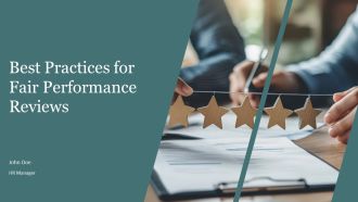 Best Practices For Fair Performance Reviews PPT Graphics AT