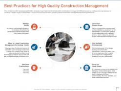 Best practices for high quality construction management strategies for maximizing resource efficiency