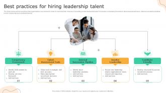 Best Practices For Hiring Leadership Talent