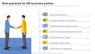 Best Practices For HR Business Partner