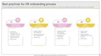 Best Practices For HR Onboarding Process Best Practices For HR Onboarding Process
