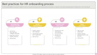 Best Practices For HR Onboarding Process