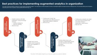 Best Practices For Implementing Augmented Analytics In Organization
