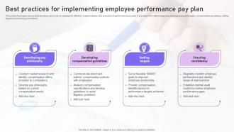 Best Practices For Implementing Employee Performance Pay Plan