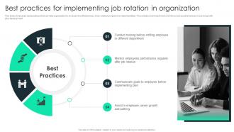 Best Practices For Implementing Job Rotation In Job Rotation Plan For Employee Career Growth