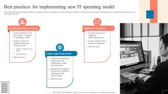 Best Practices For Implementing New IT Operating Model