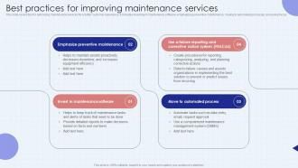 Best Practices For Improving Maintenance Developing Successful Customer Training