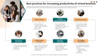 Best Practices For Increasing Productivity Of Virtual Business