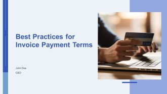 Best Practices For Invoice Payment Terms PPT Template AT