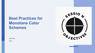 Best Practices For Monotone Color Schemes PPT Mockup AT