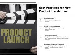 Best practices for new product introduction
