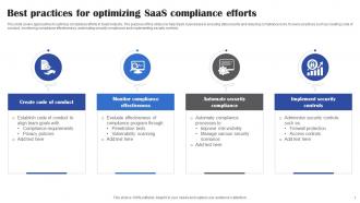 Best Practices For Optimizing Saas Compliance Efforts