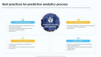 Best Practices For Predictive Analytics Process Predictive Analytics For Data Driven AI SS