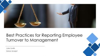 Best Practices For Reporting Employee Turnover To Management PPT Structure AT