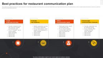 Best Practices For Restaurant Communication Plan