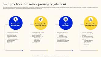 Best Practices For Salary Planning Negotiations