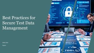 Best Practices For Secure Test Data Management PPT Graphics AT