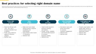 Best Practices For Selecting Right Domain Name Website Launch Announcement