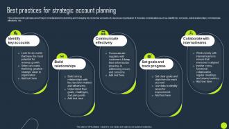 Best Practices For Strategic Account Planning Key Business Account Planning Strategy SS