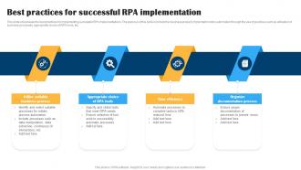 Best Practices For Successful RPA Implementation