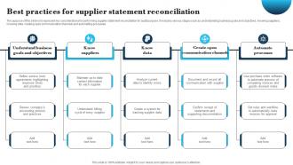 Best Practices For Supplier Statement Reconciliation