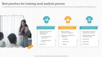 Best Practices For Training Need Analysis Process