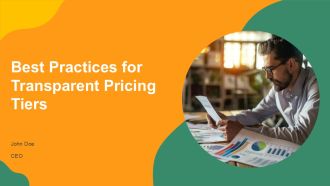 Best Practices For Transparent Pricing Tiers PPT Outline AT