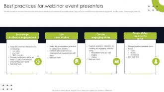 Best Practices For Webinar Event Trade Show Marketing To Promote Event MKT SS