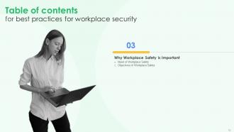 Best Practices For Workplace Security Powerpoint Presentation Slides Unique Designed