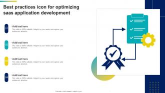 Best Practices Icon For Optimizing Saas Application Development