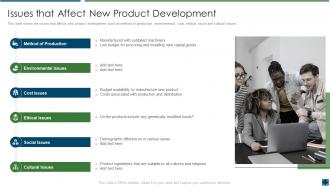 Best practices improve product development issues that affect new