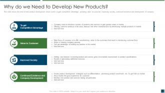 Best practices improve product development why do need develop new products