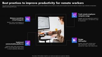 Best Practices Improve Productivity Remote Strategies Improve Employee Productivity