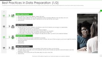 Best Practices In Data Preparation Formats Data Preparation Architecture And Stages