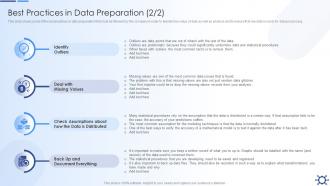 Best Practices In Data Preparation Overview Preparation Effective Data Preparation