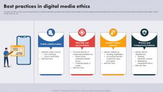 Best Practices In Digital Media Ethics Ppt Sample
