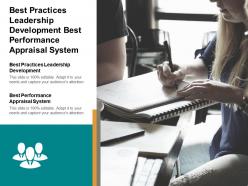 Best practices leadership development best performance appraisal system cpb