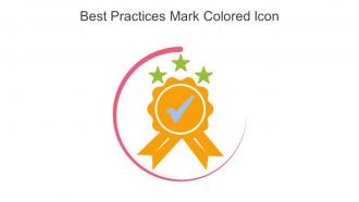 Best Practices Mark Colored Icon In Powerpoint Pptx Png And Editable Eps Format