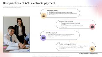 Best Practices Of ACH Electronic Payment Improve Transaction Speed By Leveraging