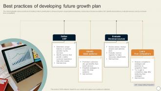 Best Practices Of Developing Future Growth Plan
