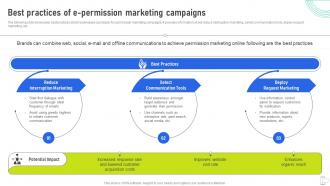 Best Practices Of E Permission Marketing Campaigns Using Mobile SMS MKT SS V