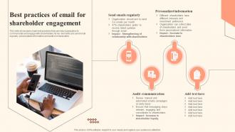 Best Practices Of Email For Shareholder Engagement Shareholder Communication Bridging