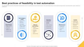 Best Practices Of Feasibility In Test Automation